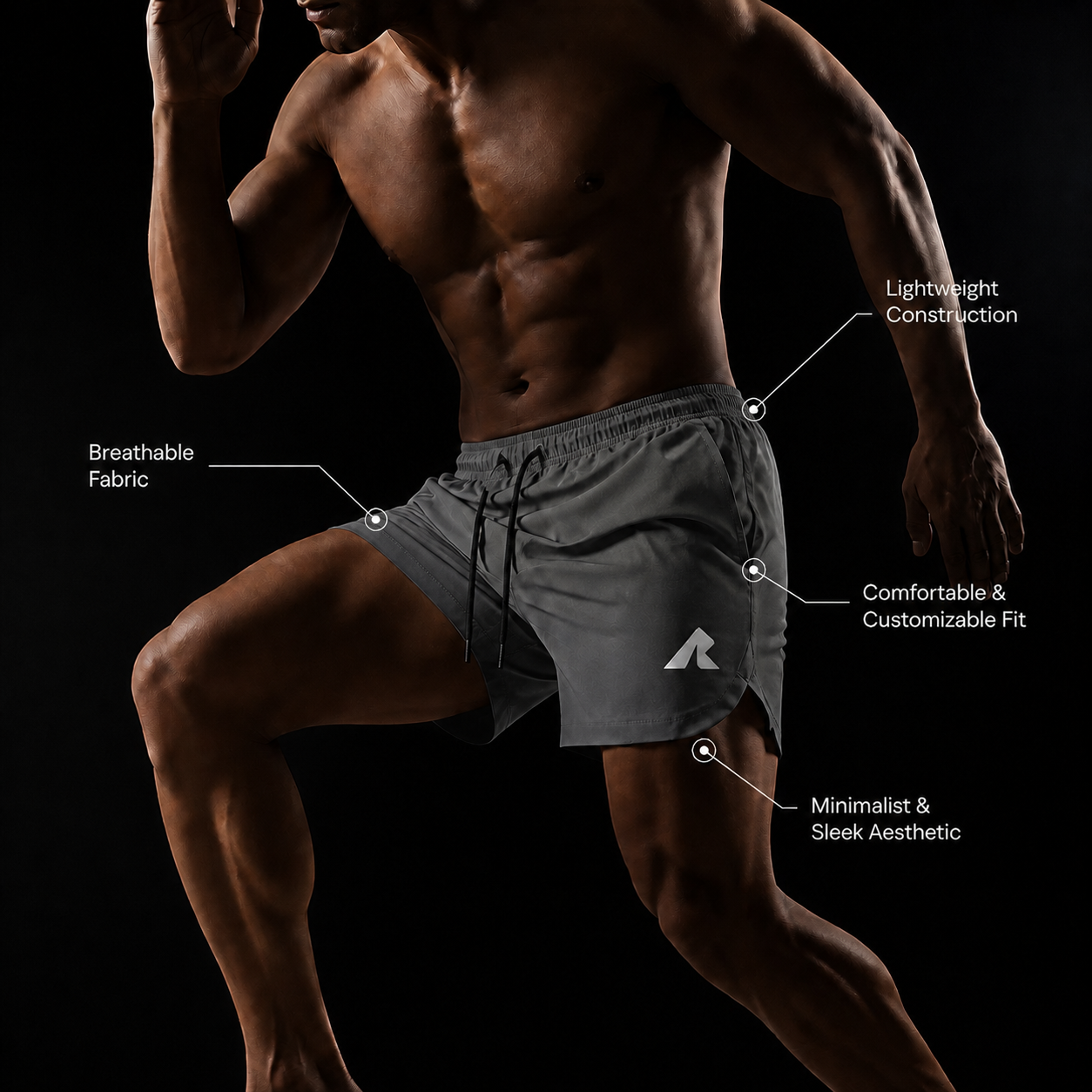 SHORTS - GREY