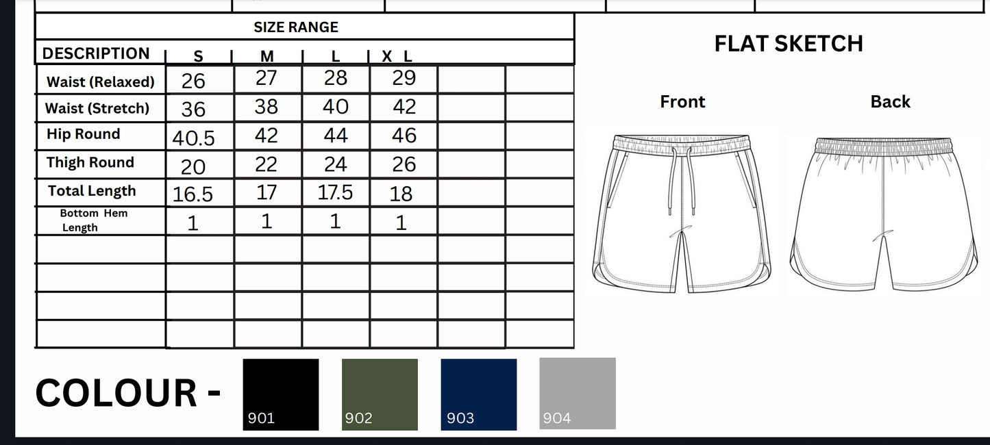 SHORTS - Jet Black