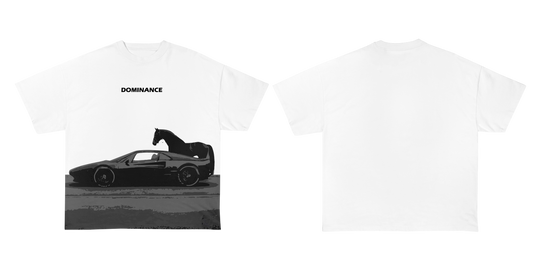 White Dominance Graphic T-Shirt for Men