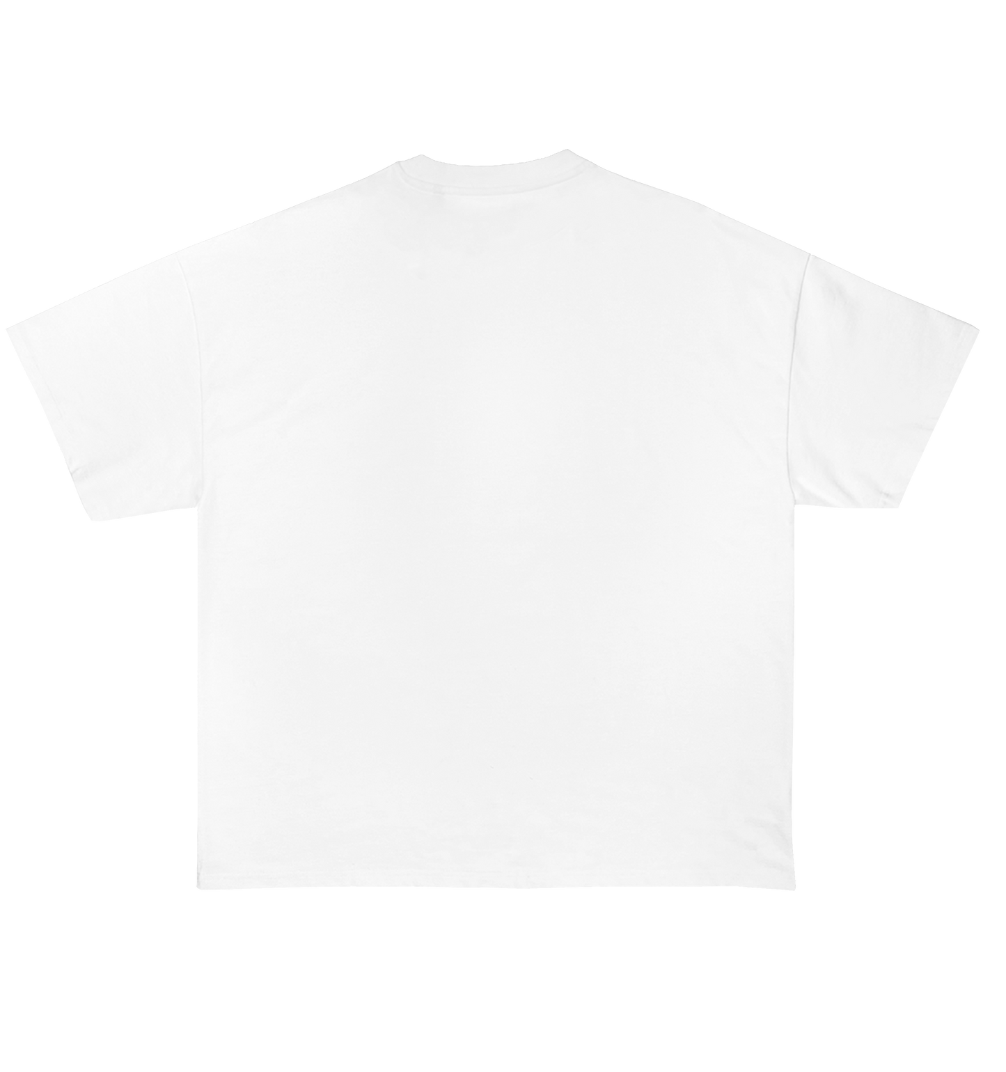 Oversized White Crew Streetwear Tee
