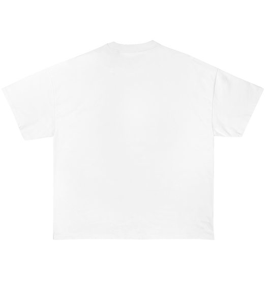 Oversized White Crew Streetwear Tee