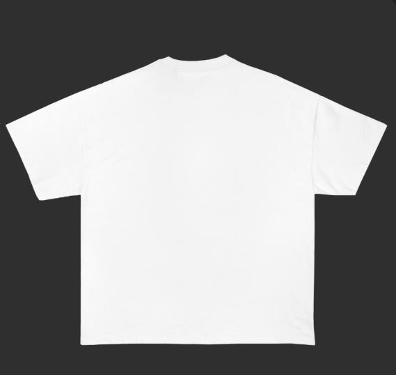 Oversized White Crew Streetwear Tee