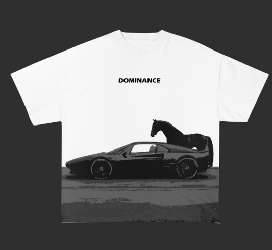 White Dominance Graphic T-Shirt for Men