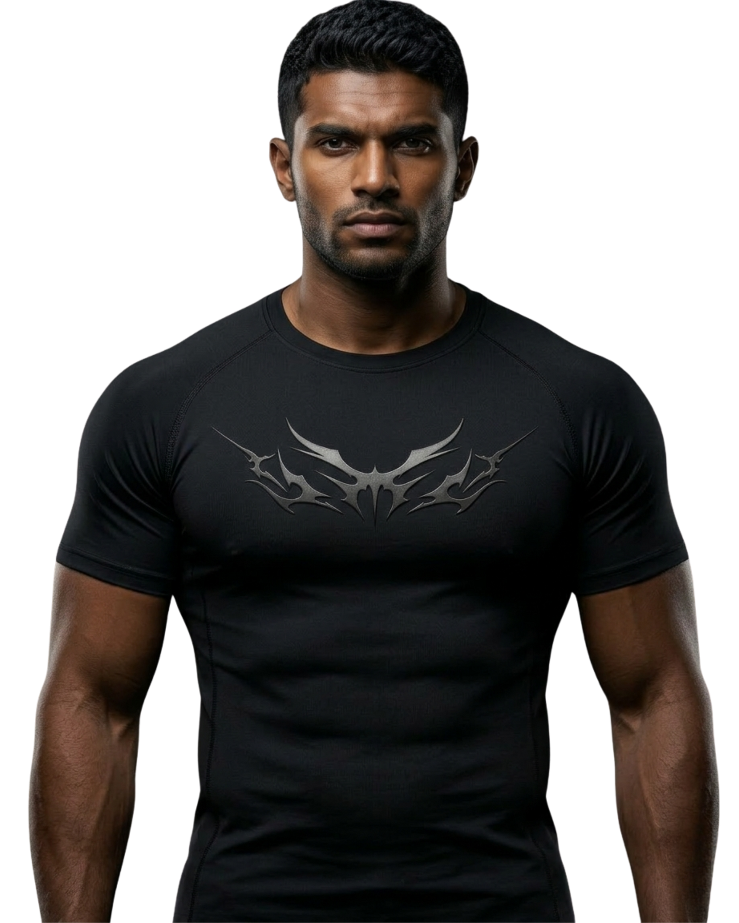 Black Muscle Fit Compression