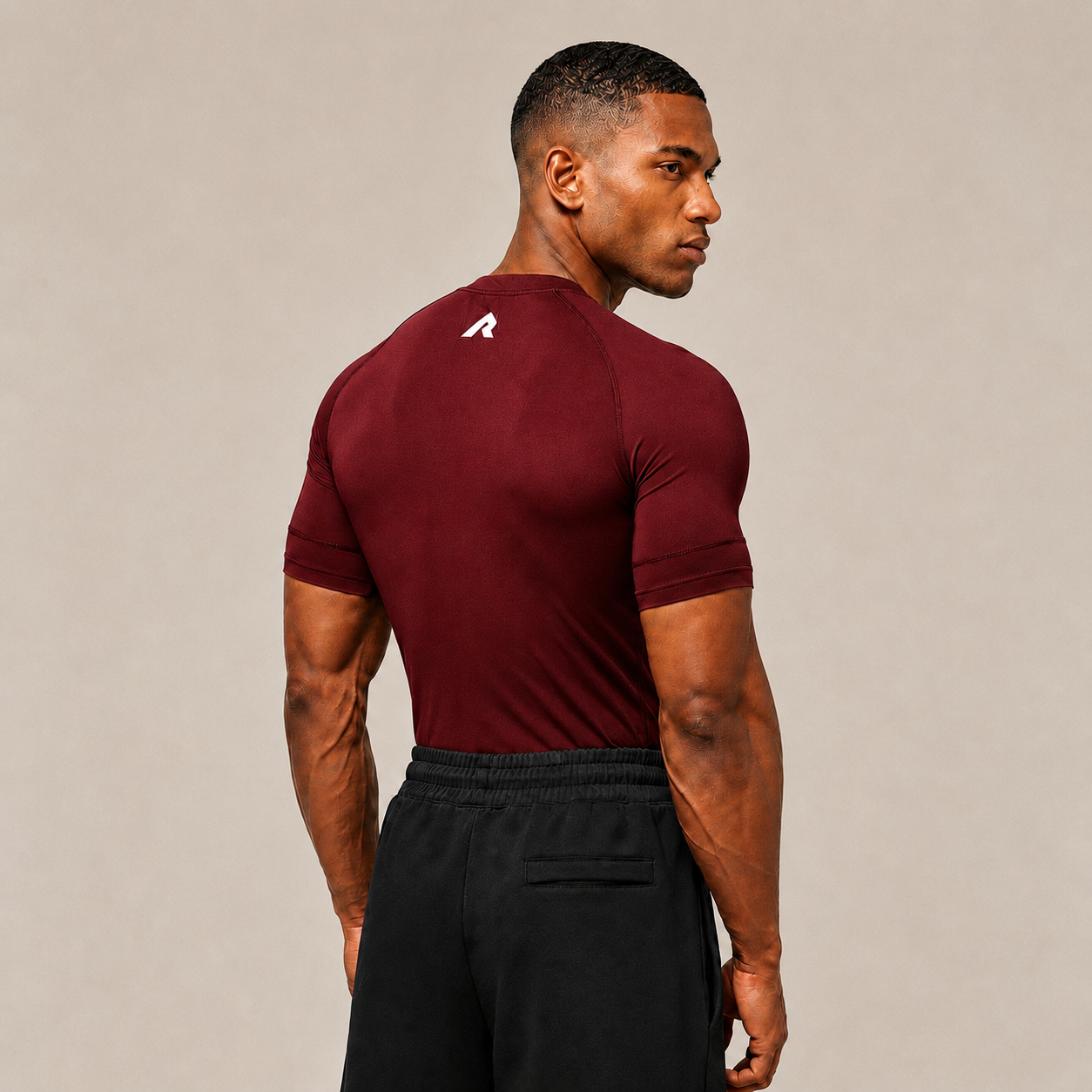 Red Muscle fit COMPRESSION