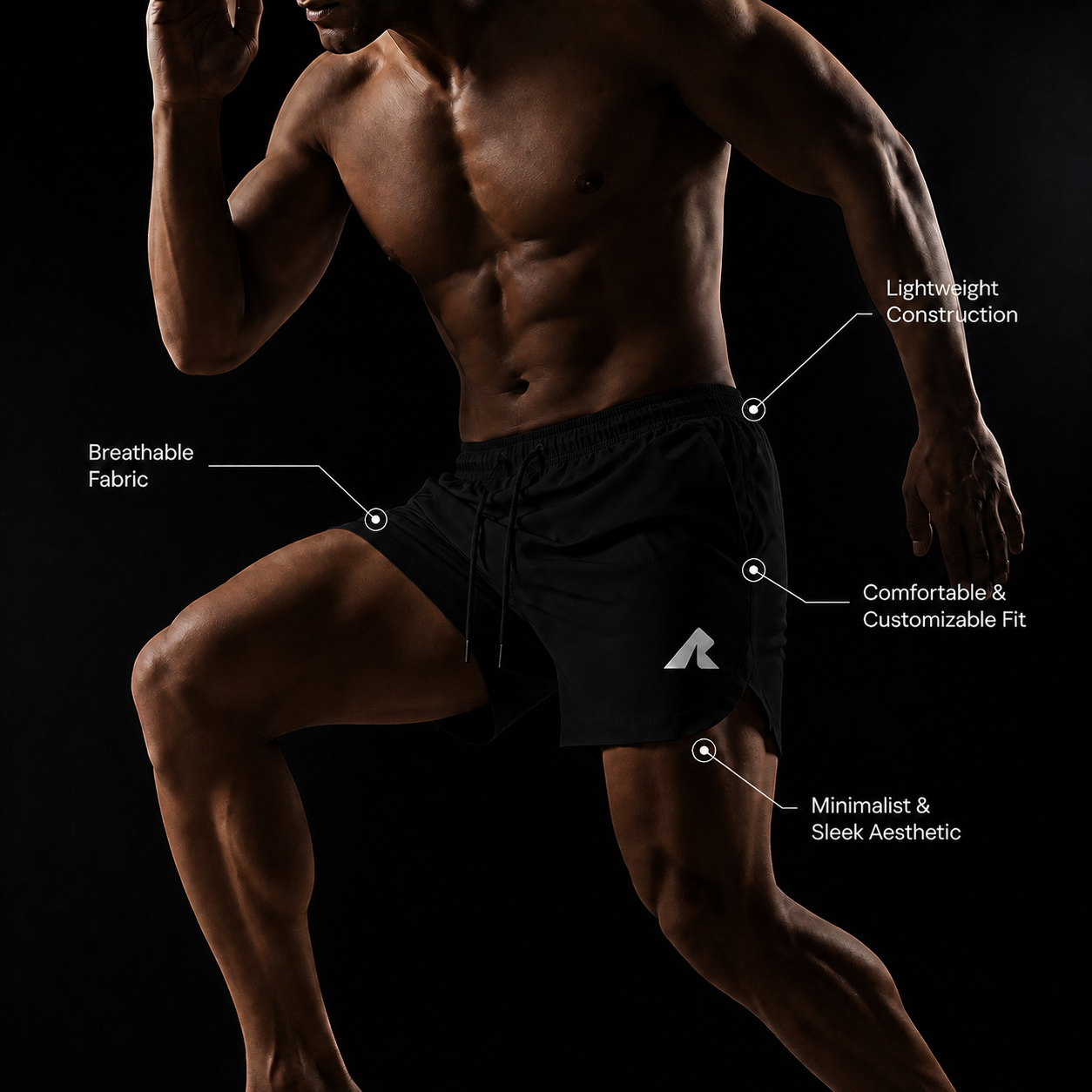 SHORTS - Jet Black