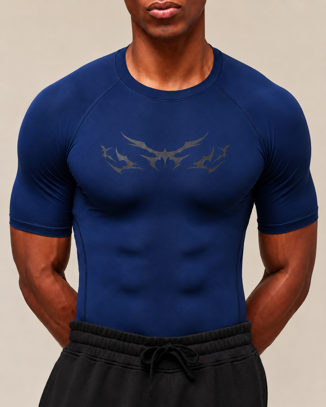 Blue muscle fit COMPRESSION